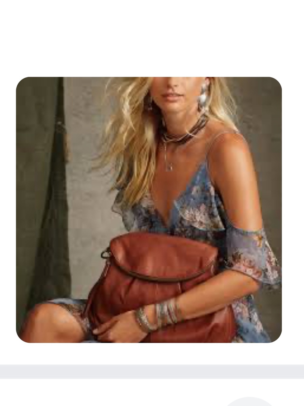 Margot Soft Leather Slouchy Hobo Crossbody Bag — Cognac Brown — VGC